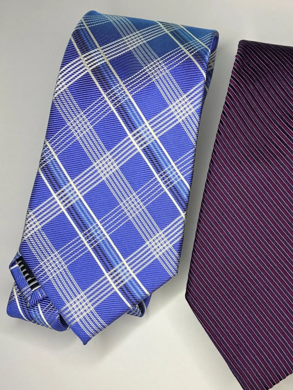 Lot of 3 nicely condition NAUTICA SILK MENS TIES Stripes, Plaids, Checked